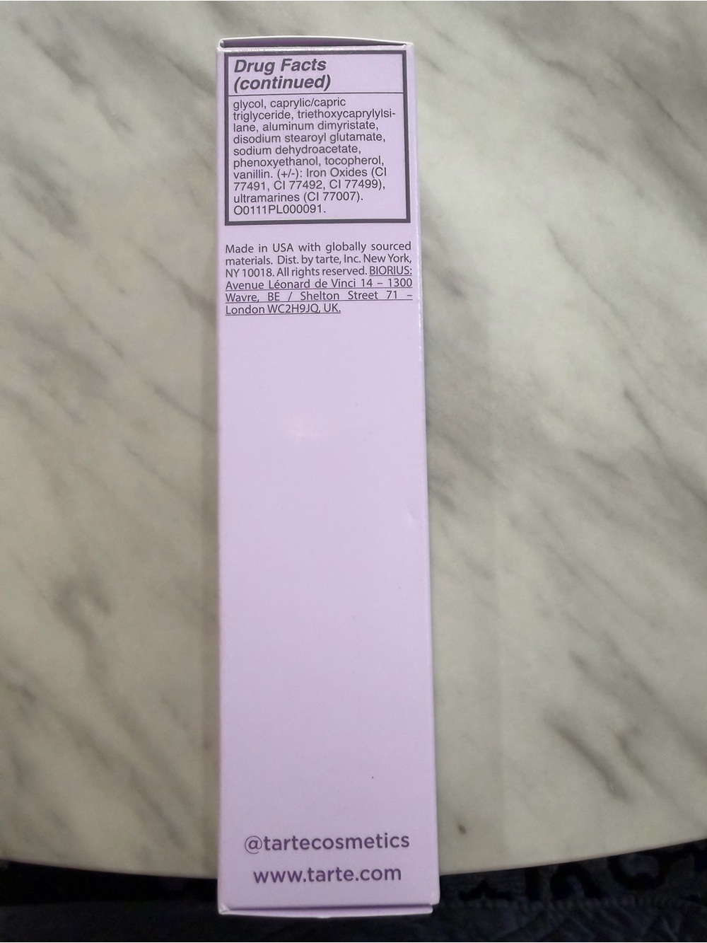 tarte Creaseless SPF 30 Mineral Powder Sunscreen - Lavender Pink Packaging - Picture 4 of 7